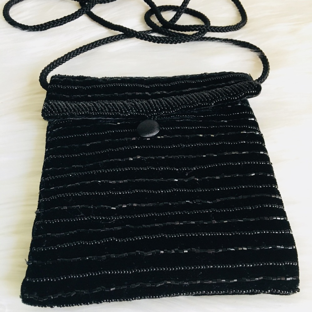 Beaded Mini Crossbody Bag